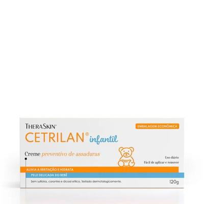 Cetrilan Creme Para Prevenção De Assaduras Com 120g