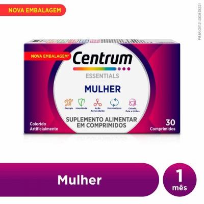 Centrum Essentials Mulher de A a Zinco 30 Comprimidos