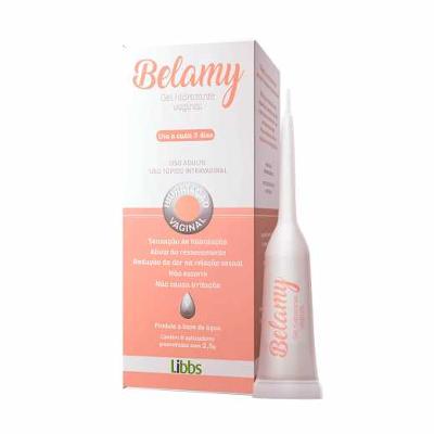 Belamy Gel Hidratante Íntimo Com 20g + 8 Aplicadores de 2,5g Cada