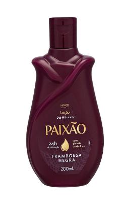 Loção Hidratante Paixão Framboesa Negra com ação desodorante 200ml