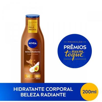 Loção Deo Hidratante Nivea Beleza Radiante Cuidado Intenso 200ml