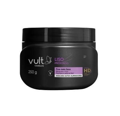 Máscara Ultra-Alinhadora Vult Cabelos Liso Profundo 250g