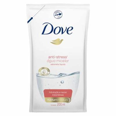 REFIL SABONETE LÍQUIDO DOVE ANTI-STRESS ÁGUA MICELAR 200ML