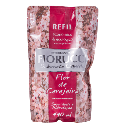 FIORUCCI FLOR DE CEREJEIRA REFIL - SABONETE LÍQUIDO 440ML