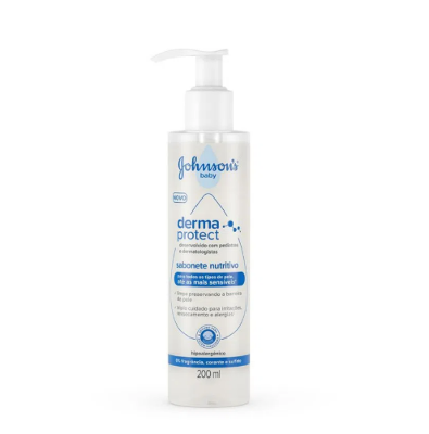 Sabonete Líquido Nutritivo Johnson's Baby Derma Protect 200ml
