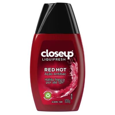 Close Up Creme Dental Liquifresh Red Hot 100g