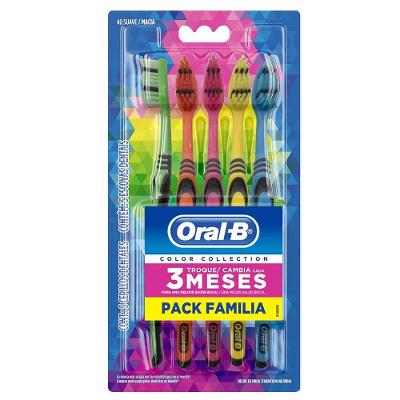 ESCOVA DENTAL ORAL-B COLOR COLLECTION 5 UNIDADES