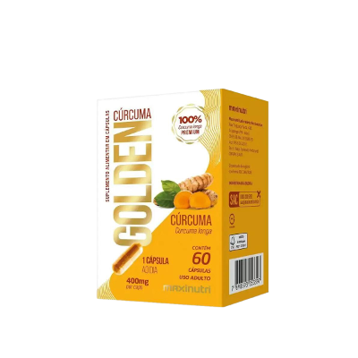 Cúrcuma Golden em Cápsula 400mg 60 Cápsulas Maxinutri