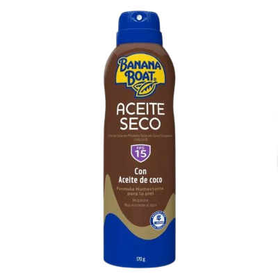 BANANA BOAT BRONZEADOR OLEO SPRAY FPS15 170ML