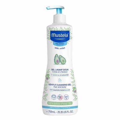 GEL DE BANHO MUSTELA BEBÊ SUAVE CORPO 750ML