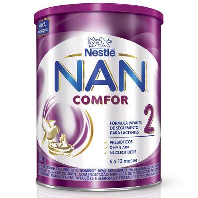 Leite Nan 2 Comfor Nestlé Com 800g