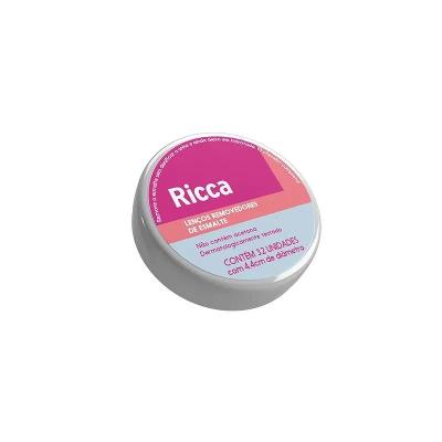 LENÇOS REMOVEDORES DE ESMALTE RICCA - 32 UNIDADES