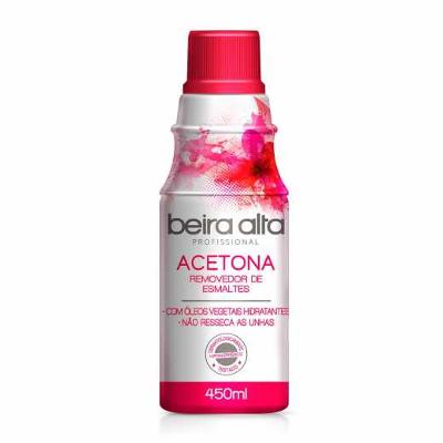 REMOVEDOR DE ESMALTE BEIRA ALTA ACETONA 450ML