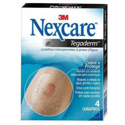 CURATIVO NEXCARE 3M TEGADERM 4 UNIDADES