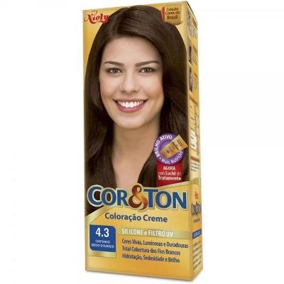 TINT COR E TON 4,3 CASTANHO MEDIO DOURAD