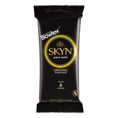 CAMISINHA SKYN BLOWTEX ORIGINAL SENSAÇÃO NATURAL 6 UNIDADES