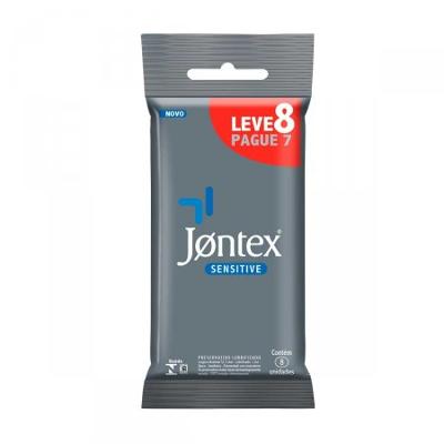 Camisinha Jontex Sensitive Com 8 Unidades