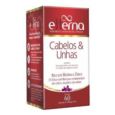 ETTERNA CABELOS E UNHAS MULTIVITAMÍNICO 60 CÁPS
