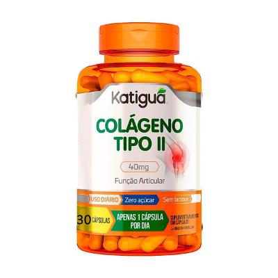 Colágeno Tipo II 40mg Katiguá 30 Cápsulas