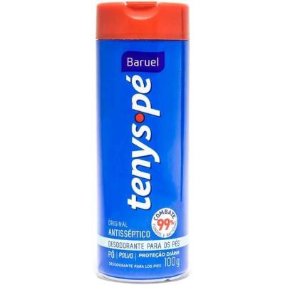 Talco Anti-Séptico Tenys Pé Baruel 100g