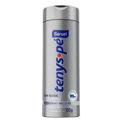 TALCO ANTISSÉPTICOTENYS PÉ SEM PERFUME 100G