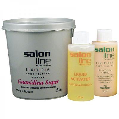 KIT SALON LINE EXTRA GUANIDINA SUPER 215G