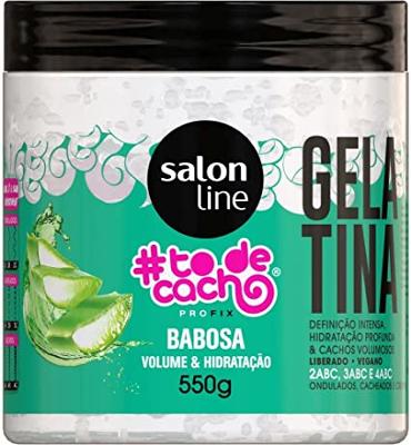 Gelatina Babosa #todecacho Volumão e Hidratação Salon Line 550g