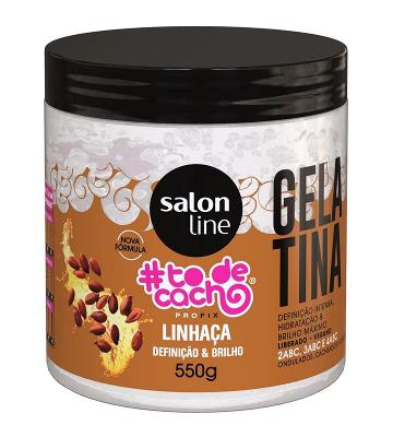 Gelatina Capilar Salon Line #todecacho Linhaça Definição e Brilho 550gr