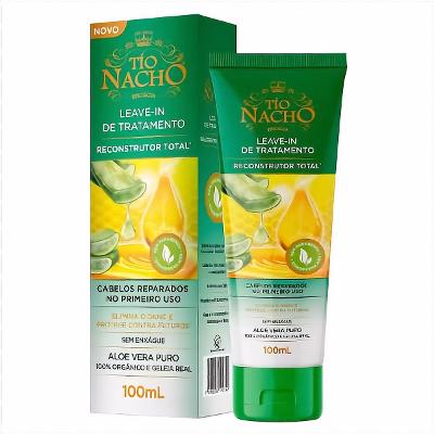 LEAVE-IN DE TRATAMENTO TIO NACHO RECONSTRUTOR TOTAL COM 100ML