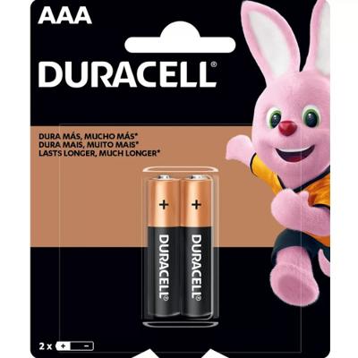 PILHA DURACELL ALCALINA PALITO AAA 2 UNIDADES