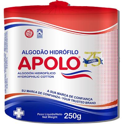 ALGODÃO HIDRÓFILO APOLO ROLO 250G
