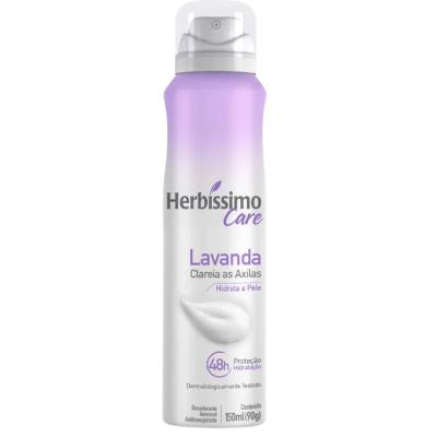 Herbíssimo Desodorante Aerossol Care Lavanda 90g