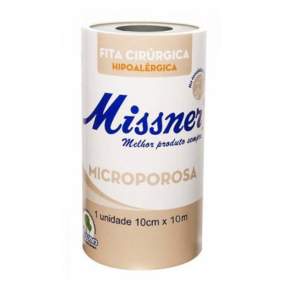FITA MICROPOROSA MISSNER BEGE 100MM X 10MTS