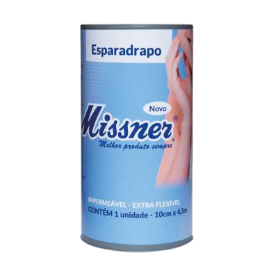 ESPARADRAPO MISSNER IMPERMEÁVEL 10CM X 4,5M