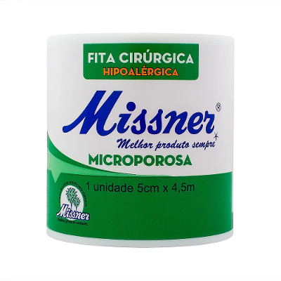FITA MICROPOROSA MISSNER 5CM X 4,5M