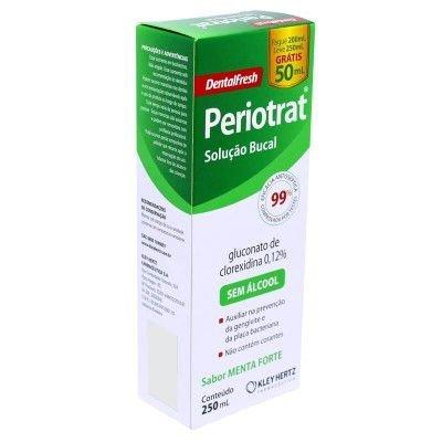 PERIOTRAT DENTAL FRESH MENTA FORTE SEM ÁLCOOL 250ML
