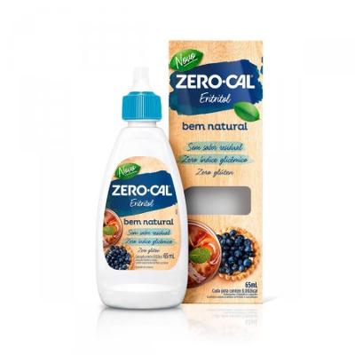 Adoçante Líquido Zero-Cal Eritritol com 65ml