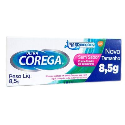Corega Ultra Creme Sem Sabor com 8,5g