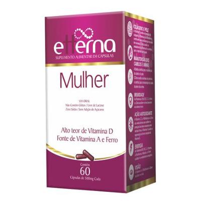 SUPLEMENTO ETTERNA MULHER 60 CAPS