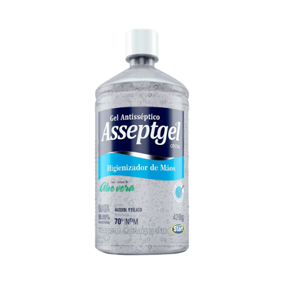 ÁLCOOL GEL CRISTAL ASSEPTGEL 420G