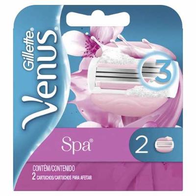 CARGA PARA APARELHO DE DEPILAR GILLETTE VENUS SPA 2 UNIDADES