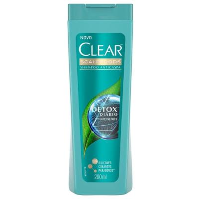 SHAMPOO ANTICASPA CLEAR DETOX DIÁRIO 200ML