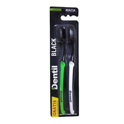 ESCOVA DENTIL BLACK SENSITIVE LEVE 2 PAGUE 1
