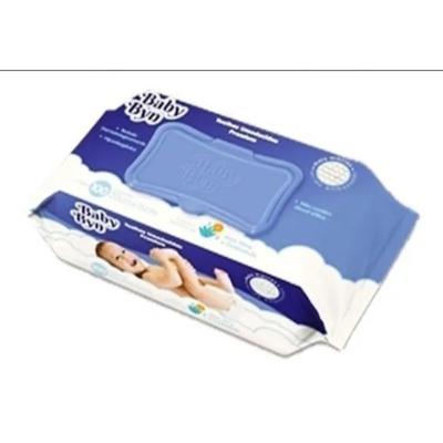 Toalha Umedecida Baby Byn Premium com 100 unidades