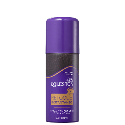 RETOQUE INSTANTÂNEO KOLESTON CASTANHO ESCURO SPRAY 100ML