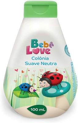 Colônia Infantil Bebê Love Suave Neutra 100ml
