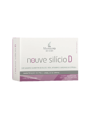 Suplemento Alimentar Nouve Silício D Cabelo Pele e Unha 30 Cápsulas