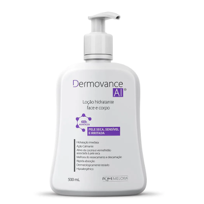 Loção Hidratante Facial e Corporal Dermovance AI 500ml