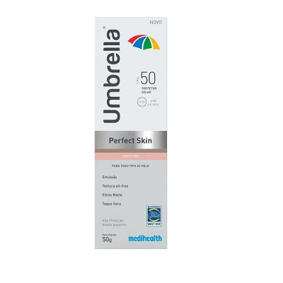Protetor Solar Umbrella Perfect Skin FPS50 Tom Claro 50g