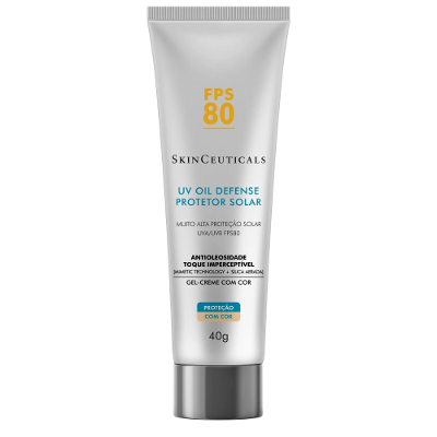 Protetor Solar Skinceuticals Uv Oil Defense Com Cor  FPS 80  40g
